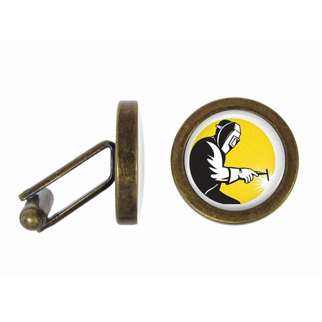 Oakmont Cufflinks Welder Cufflinks Welding Cuff Links (Angled Edition)