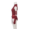 thumbnail image 3 of Ahsoka Tano Red Bodysuit Full Set Women Sexy Cutout Sleeveless Jumpsuit Halloween Carnival Party Combat Suit, 3 of 9