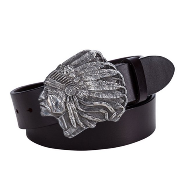 Cinturones para hombre Eagle Retro de dos capas Multifuncional Multifuncional Diseño elegante elegante Cinturón Ajustable Hebillas Hombres Cinturones Hebillas Hombres Jeans Color Café Inevent AP004552-03