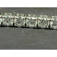 thumbnail image 2 of Beautiful Gift 4MM 12Ct Round Cut Diamond Lab Created Women's Tennis Bracelet 14K White Gold Plated 7", 2 of 5