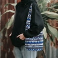 thumbnail image 3 of TISHITA Hobo Purses Shoulder Bag Macrame Bag Blue A-Blue, 3 of 8