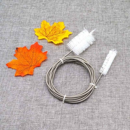 90CM/155CM/200CM Flexible Air Tube Aquatic Pet Supplies Filter Hose Cleaning  Brush Aquarium Accessories Cleaning Brush Cleaning Tools Fish Tank WHITE 155CM