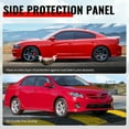 thumbnail image 6 of Ikon Motorsports Side Skirts Extention Compatible with 2008-2017 Audi S5 / A5 / A5 S-Line, Unpainted Black PU Rocker Panel Splitter Side Spoiler 2PCS, 6 of 8