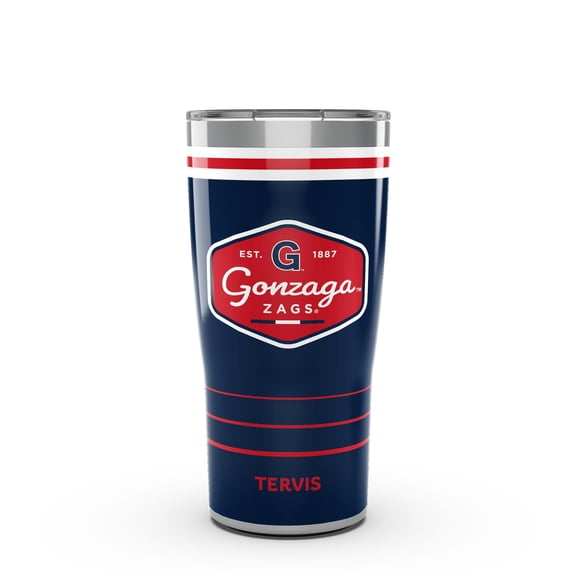 Tervis Gonzaga Bulldogs 20oz. Vintage DuraPrint-- Stainless Steel Travel Tumbler