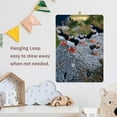 thumbnail image 3 of FMSHPON Puffin Friends Clipboard Hardboard Wood Nursing Clip Board and Pull for Standard A4 Letter 13x9 inches, 3 of 3