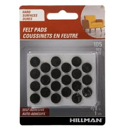 Uxcell 150-Pack Round Felt Pads – 7/8 Inch, Brown, Anti-Scratch For Furniture