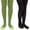 Lime/Black, variant on Jefferies Socks Girls Stripe Nylon Halloween Christmas Dress Tights 2 Pack