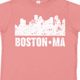 thumbnail image 4 of Inktastic Boston Massachusetts City Skyline with Grunge Boys or Girls Toddler T-Shirt, 4 of 5