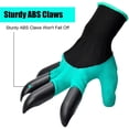thumbnail image 3 of HOMEIORA 1 Pair Claw Gardening Gloves for Planting, Garden Glove Claws for Women, 3 of 8