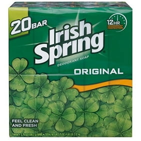 Irish Spring Deod orant Soap Original Scent - 20 ct