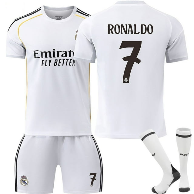 2526 Home Training Jersey 9# Mbappelo 7# Vinicus 10# 5# Football Jersey Set