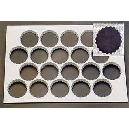 Thermo Cookie Cutting Sheet 3-9/16" Rosette 20/Sheet