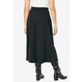 thumbnail image 2 of Woman Within Plus Size Petite Ponte Knit A-Line Skirt, 2 of 6