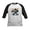 Black/White, variant on CafePress - Kawaii Style Illustration Kids Baseball T Shirt - Kids Cotton Baseball Jersey, 3/4 Sleeve Shirt