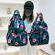 thumbnail image 2 of Mochila de gran capacidad con cordón, bolsa de compras portátil plegable para mujer, bolsa de viaje ligera para exteriores, 2 of 6