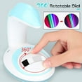 thumbnail image 1 of Rainbow Projector Light, USB Powered Rainbow Light Color Changing Night Lights, Mood Lights Rainbow Bedside Lamps for Decoration Kid's Room, Accompany Sleeping, 1 of 9