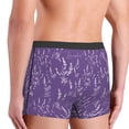 thumbnail image 6 of Salouo Lavender Flowers Print Men's Boxer Briefs,Breathable Underwear Elastic Waistband Briefs for Men -Medium, 6 of 8