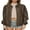 Khaki, variant on Women Leather Biker Jacket Lightweight Casual Fall Long Sleeves Zip up Cardigan for Outwear Streetwear