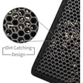 thumbnail image 4 of Cat Litter Mat Trapping for Litter Box, No Slip & Large, Urine & Waterproof, Honeycomb Double Layer Anti Tracking Kitty Mats, No Phthalate, Washable Easy Clean 32 x 25 inch Black, 4 of 8