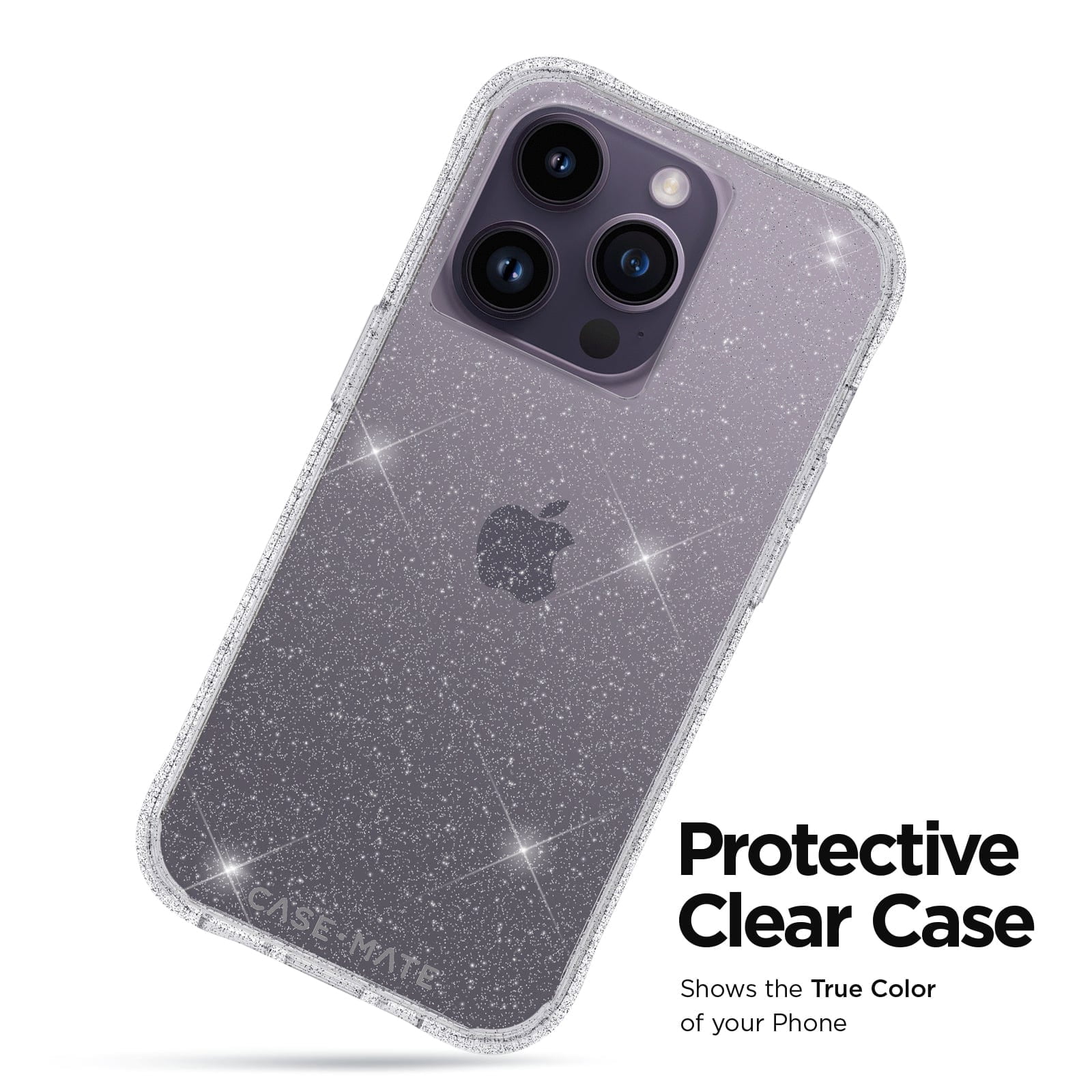 Case-Mate Apple iPhone 14 Pro Case [Wireless Charging Compatible] - 10Ft. Drop Protection - Sheer Crystal