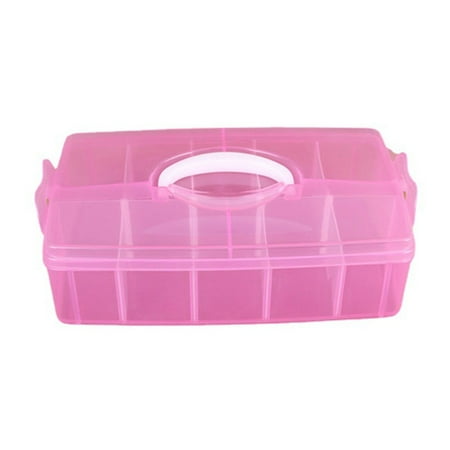 

Transparent Hardware Tool Box ABS Nail Case Storage Organizer for Fishing Hooks