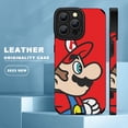 thumbnail image 3 of Funda De Cuero De La Marca Para iPhone 11 12 13 14 Pro MAX 11Pro 12Pro 13Pro 7 8 Plus X XR XS SE 2020 Silicona Super Cute Cartoon Mario Protector Suave A Prueba De Golpes Cubierta Trasera, 3 of 3