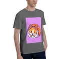 thumbnail image 2 of Bingfone Corgi In Sushi Roll Men'S Loose Fit Short-Sleeve Pocket T-Shirt, 2 of 7