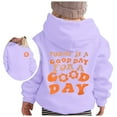 thumbnail image 4 of Tiijoy Toddler Girl's Hoodie Letter Print Cute Long Sleeve Hooded Sweatshirt, Sizes 1-2, 4 of 4