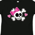 thumbnail image 4 of Inktastic Valentine Holiday Girls Skull Girls Toddler T-Shirt, 4 of 5