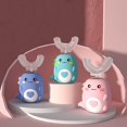 thumbnail image 1 of Cepillo de dientes eléctrico para niños, limpieza bucal automática, dispositivo para niños, carga Usb, Sonic, lindo dinosaurio en forma de U oso de fresa  Hogar, 1 of 5