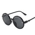 thumbnail image 1 of Kmbangi Lunettes de Soleil pour Enfants avec Lettres Rondes Imprimées, Transparentes et Résistantes à l'Usure, 1 of 1