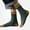Green, variant on Babcutegg Mens Mid Calf Socks Color Block Comfy Cotton Anti-Slip Fall Winter Thermal Socks Red Size Free Size