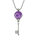 thumbnail image 1 of Química de metales de transición elementos periodo mesa cobre cu Colgante Collar Vintage Llavero Plata Joyas Unbranded M, 1 of 3