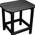 thumbnail image 2 of HomeRoots 484102 13 in. Black Resin Outdoor Side Table, 2 of 3