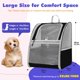thumbnail image 2 of Mochila transportadora de mascotas Pawaboo para gatos y perros pequeños, color negro, 2 of 7