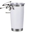 thumbnail image 1 of 20oz Thermal Beer Wine Cold Hot Coffee Mug Cups Stainless Steel Coffee Thermos Water Bottle Vacuum Insulated Leakproof With Lids, 1 of 6
