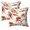 Muiti 4, variant on Set of 2 Watercolor Floral Pattern Delicate Flower Wallpaper Wildflowers Pink Background Throw Pillow Covers 18X18 Inch Decorative Pillow Cases for Couch Bedroom Living Room