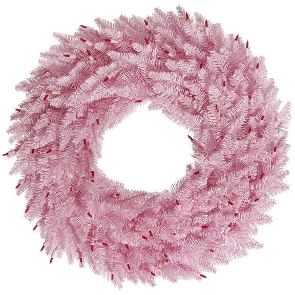 Vickerman 36" Pink Fir Artificial Christmas Wreath, Unlit