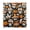 Halloween Skull Pumpkin Hat, variant on Dailycode Shower Curtain Liners 72x72in Water Resistant Machine Washable Rustproof Grommets Fabric Bath Curtain, Halloween Cartoon Pumpkins Skulls