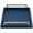 Blue-17" x 12" x 2.5", variant on Rectangle Shagreen Faux Leather Serving Tray Blue 17" x 12" x 2.5" Home Decor