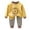 Yellow, variant on bbymog Baby Girl Clothes 2 piece Crewneck Long Sleeve Sweatshirt and Joggers Pants Sets Cotton Toddler Boy Outfits Yellow 4 Years