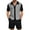Black, variant on Stamzod Men Short Sets Outfits 2 Piece Summer Turndown Short Sleeve Knitting Cotton Shirts and Shorts Set Casual Beach Vacation Clothes for Men with Pocket Black L