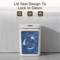 thumbnail image 2 of 1-Piece Smart Trash Can - Motion Sensor Auto Open/Close, Odor-Proof Lid & Quiet Design | Multiple Capacity Options for Kitchen/Bathroom/Living Room/Office (Batteries Not Included), 2 of 9