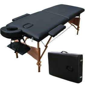 Aleko Cushioned Adjustable 2 Section Folding Portable Massage