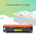 thumbnail image 3 of AAZTECH 1-Pack Compatible Toner Cartridge for HP CF212A 131A LaserJet Pro 200 color M251n M251nw MFP M276n M276nw with Chip (Yellow), 3 of 10