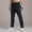 Black, variant on Men Casual Long Elastic Legging with Floral Print Waistband for Daily Wear Comfortable Sanitary Sweat Pant Men's Relaxed Fit passende