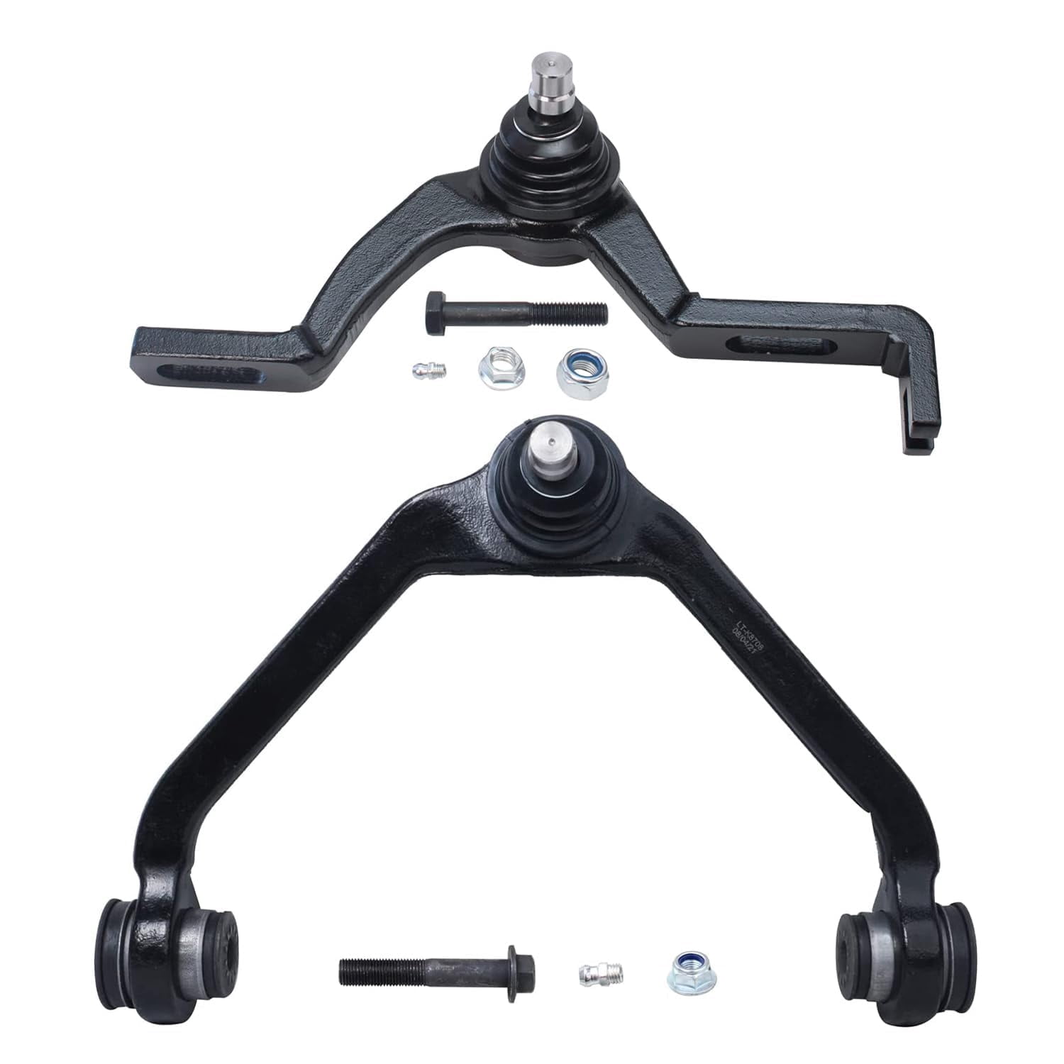 Detroit Axle - Front 12pc Control Arms Kit for 01-03 Ford Explorer Sport Trac, 2 Upper Control Arms w/Ball Joints 2 Lower Ball Joints 4 Tie Rods 2 Sway Bars 2 Boots 2001 2002 2003 Replacemen