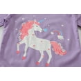 thumbnail image 5 of FEDPOP Girls Pajamas Set Unicorn Pjs Sleepwear Kids Jammies Size 7T, 5 of 9