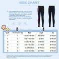 thumbnail image 7 of iEFiEL Youth Girls Skating Casual Sports Long Pants Dance Running Leggings Black&Blue 10, 7 of 7
