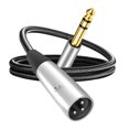thumbnail image 1 of Cable audio masculino/femenino 6.35 mm a XLR anti-Interferencia profesional para el micrófono del altavoces, 1 of 9